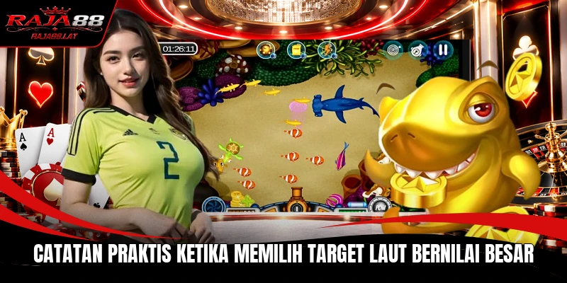 Catatan praktis ketika memilih target laut bernilai besar
