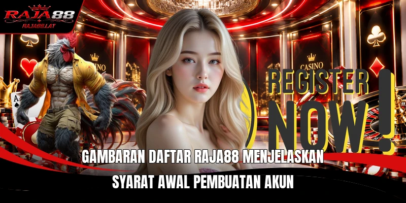 Gambaran Daftar RAJA88 menjelaskan syarat awal pembuatan akun