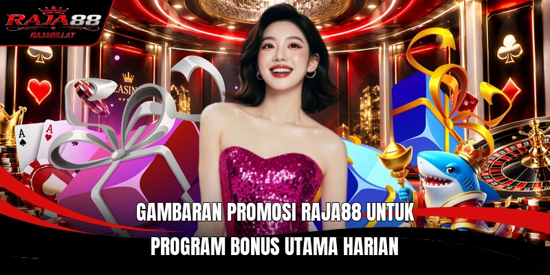 Gambaran Promosi RAJA88 untuk program bonus utama harian