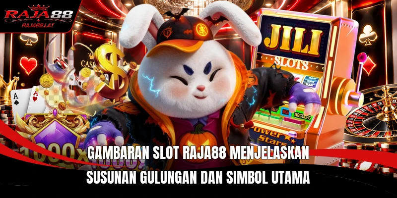 Gambaran Slot RAJA88 menjelaskan susunan gulungan dan simbol utama