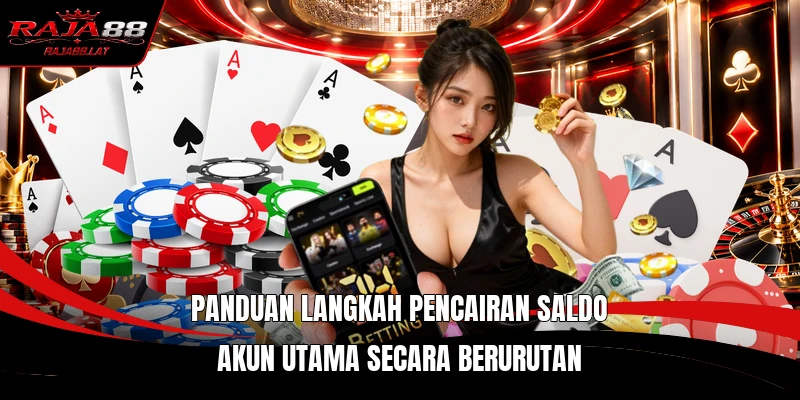 Panduan langkah pencairan saldo akun utama secara berurutan