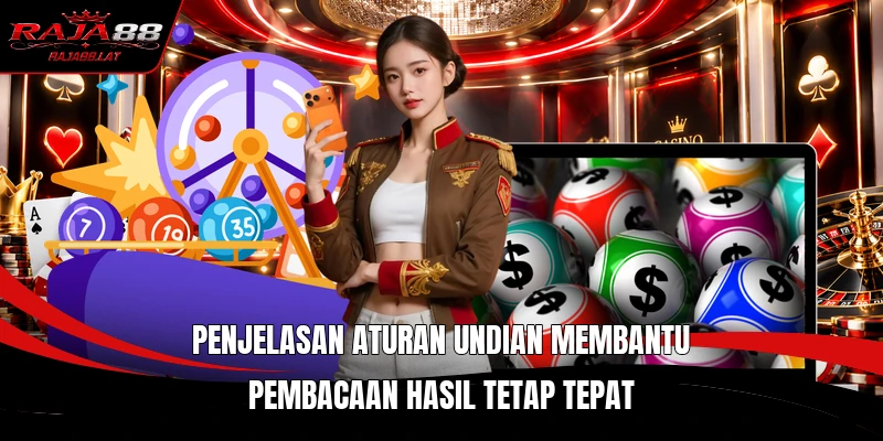 Penjelasan aturan undian membantu pembacaan hasil tetap tepat