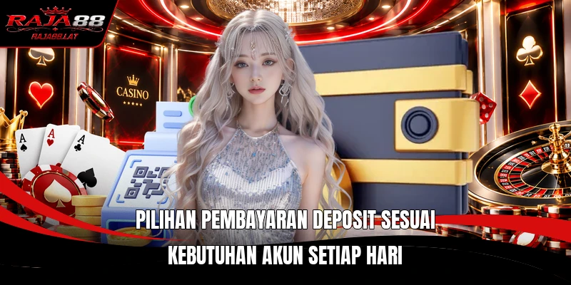 Pilihan pembayaran deposit sesuai kebutuhan akun setiap hari