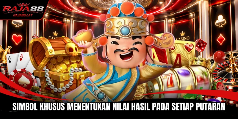 Simbol khusus menentukan nilai hasil pada setiap putaran